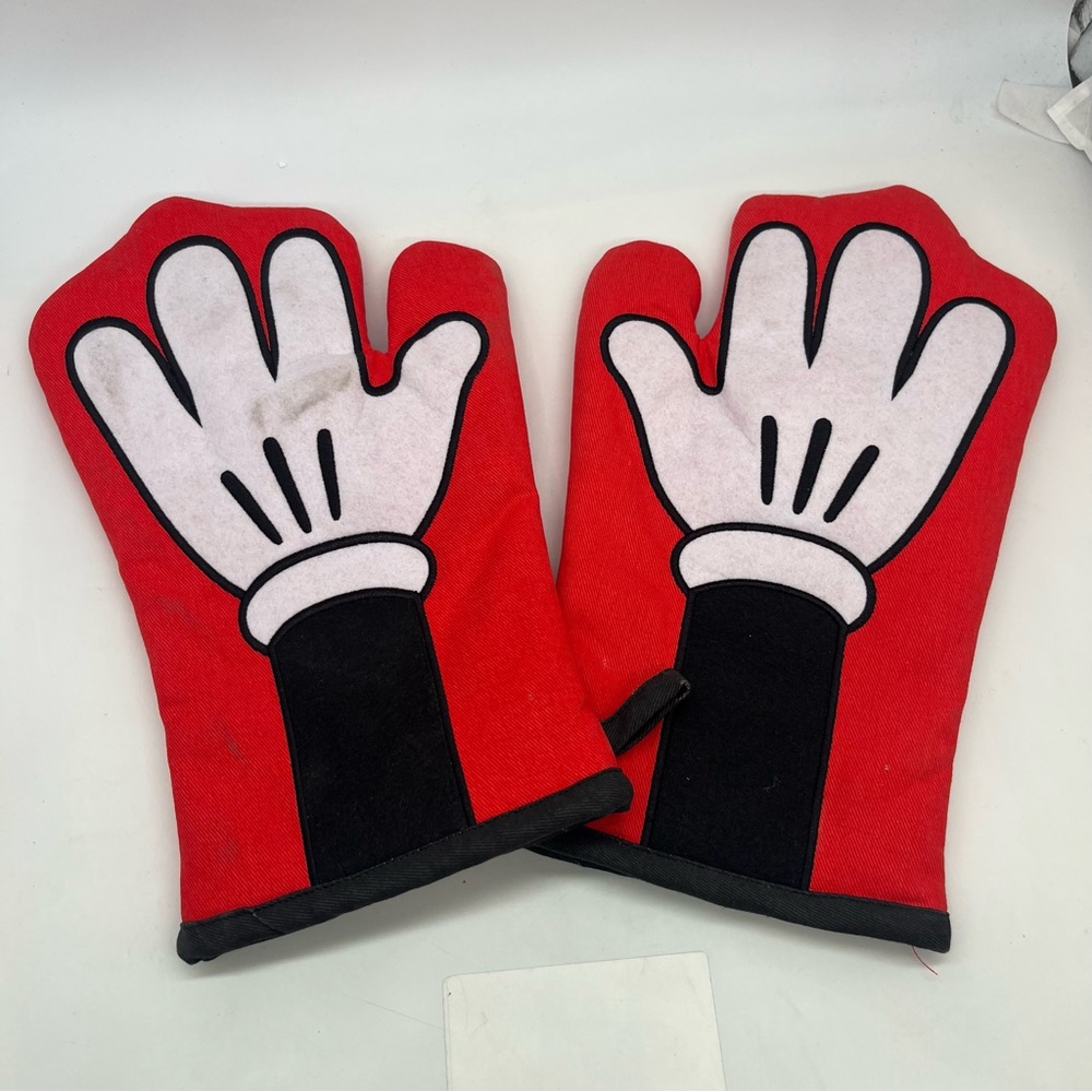 Williams Sonoma Disney Mickey Mouse Cotton Oven Mitts Potholder